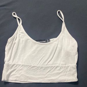 White crop tank